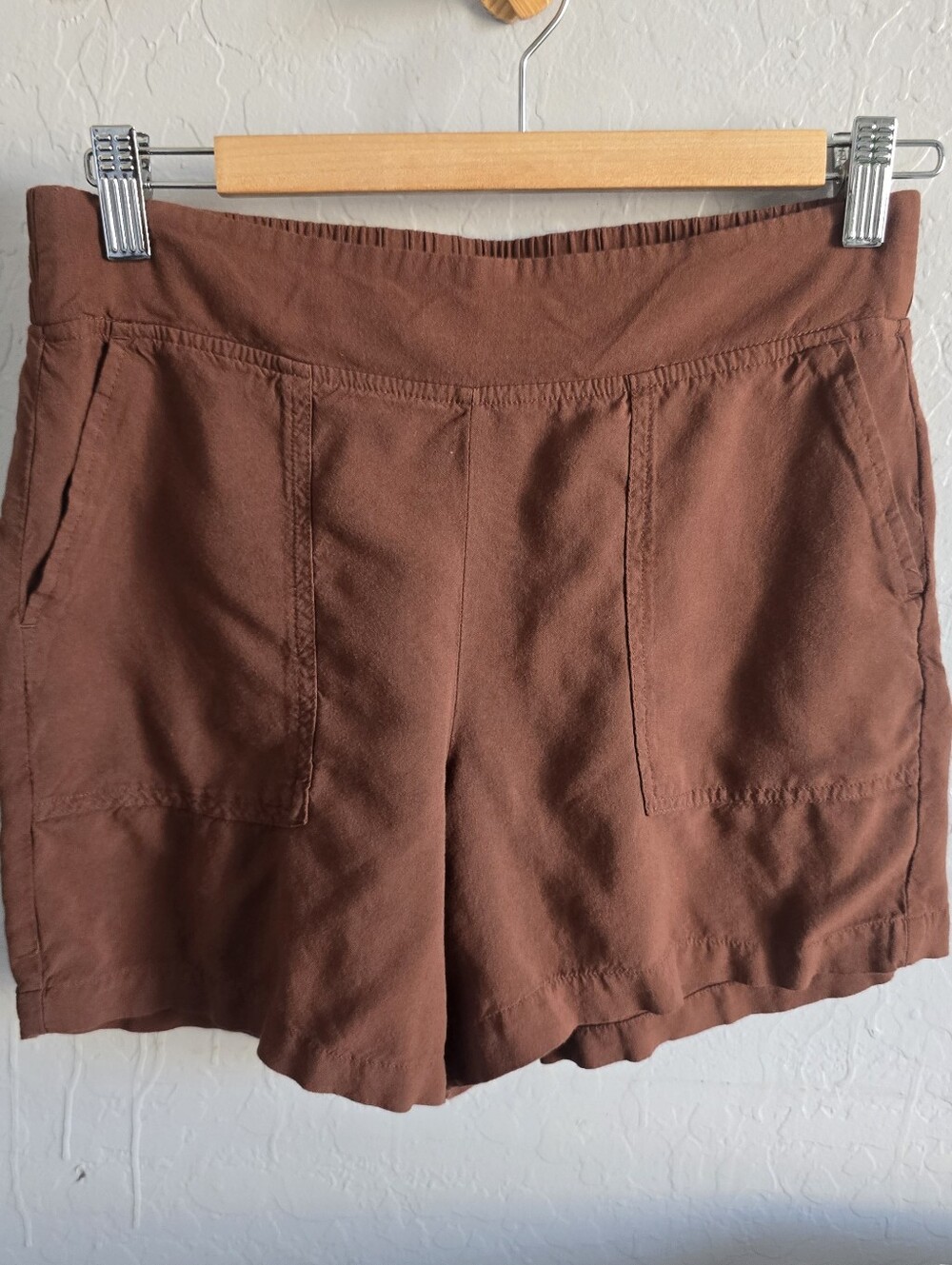 Wildfox Brown Relaxed Fit Pull-On Shorts sz Small